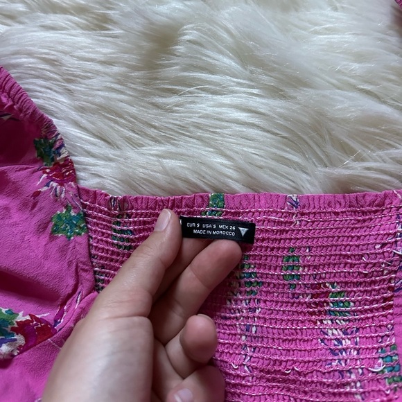 ZARA Floral Crop Top - Picture 5 of 5